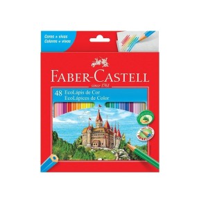 ECOLÁPIS DE COR 48 CORES FABER-CASTELL