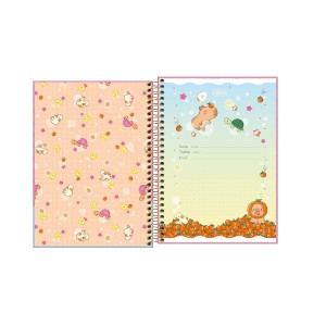 CADERNO ESPIRAL CAPA DURA 1/4 CAPYCLUB 80 FOLHAS TILIBRA 