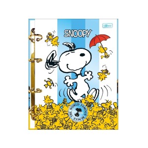 CADERNO ARGOLADO CARTONADO COLEGIAL SNOOPY 160 FLS TILIBRA