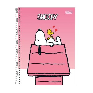 CADERNO ESPIRAL CD UNIV 1M SNOOPY FIT 80FLS TILIBRA