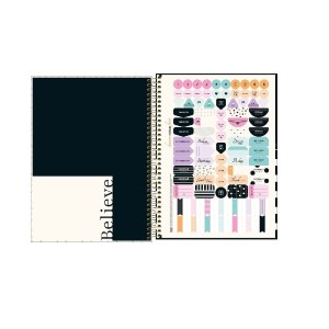 CADERNO CD UNIVERSITÁRIO WEST VILLAGE 1M 80 FLS TILIBRA