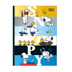 CADERNO BROCHURA CD COLEGIAL SNOOPY 80FLS TILIBRA