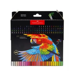 ECOLÁPIS DE COR 100 CORES SUPERSOFT  FABER-CASTELL