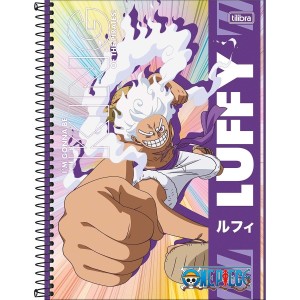CADERNO ESPIRAL CD UNIV 1M ONE PIECE 80 FLS TILIBRA