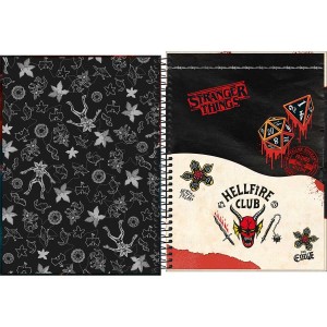 CADERNO ESP UNIV 10M STRANGER THINGS 160 FLS TILIBRA CONNECT