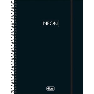 CADERNO ESPIRAL CAPA PLÁSTICA UNIV 1M NEON FIT M 80FLS TILIBRA
