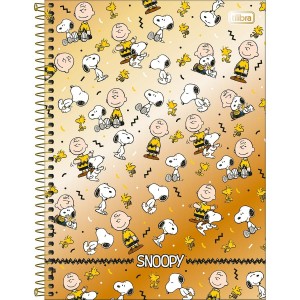 CADERNO ESPIRAL UNIVERSITÁRIO 1M SNOOPY CORE 80FLS TILIBRA