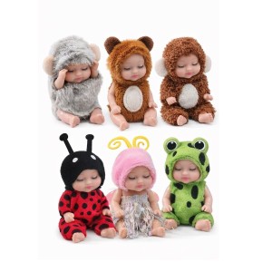 KIT BONECA COLECIONÁVEL SLEEP BABY CUTE REALISTA 12 UNIDS