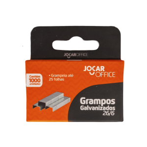 GRAMPO 26/6 GALVANIZADO 1000UN JOCAR OFFICE