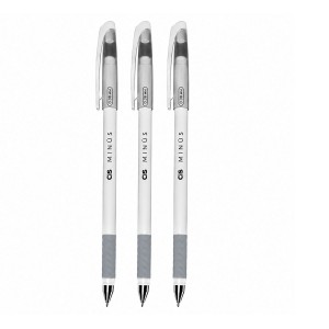 KIT CANETA ESFEROGRAFICA MINUS 0,4MM PRETO 3 UNIDS CIS