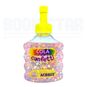 COLA CONFETTI 909 TUTTI-FRUTTI 95G ACRILEX
