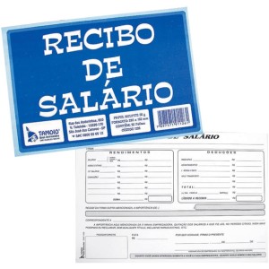 BLOCO RECIBO DE SALÁRIO 50 FOLHAS TAMOIO