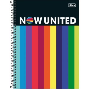 CADERNO ESPIRAL UNIVERSITÁRIO 10M NOW UNITED 160 FLS TILIBRA