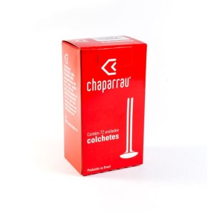 COLCHETE LATONADO N° 8 C/ 72 UNIDADES CHAPARRAU