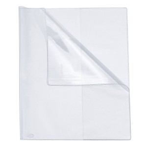 CAPA PROTETORA PARA CADERNO GRANDE UNIVERSITÁRIO CRISTAL DAC