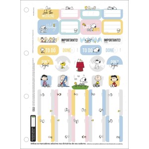 REFIL P/ CADERNO ARGOLADO UNIVERSITÁRIO SNOOPY 80FLS TILIBRA