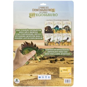 MUNDO DOS DINOSSAUROS,LEIA & BRINQUE ESTEGOSSAURO