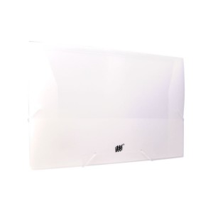 PASTA C/ ELÁSTICO OFÍCIO COLOR GRID TRANSP - YES