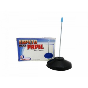 ESPETO PARA PAPEL COM BASE PLÁSTICO