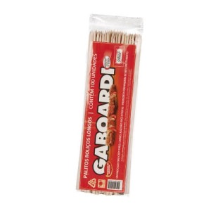 PALITO DE CHURRASCO LONGO 100 UNIDS GABOARDI