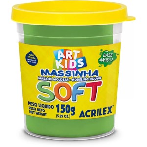 MASSINHA DE MODELAR SOFT 150G VERDE - ACRILEX