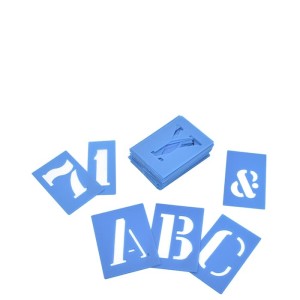 LETRAS E NÚMEROS VAZADOS 45MM BUDEPLAST