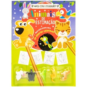 MAIS COR E DIVERSÃO ANIMAIS DE ESTIMAÇÃO TODOLIVRO