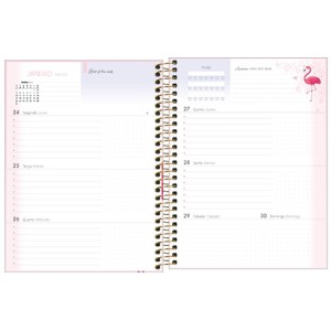 PLANNER ESPIRAL ALOHA M7  TILIBRA